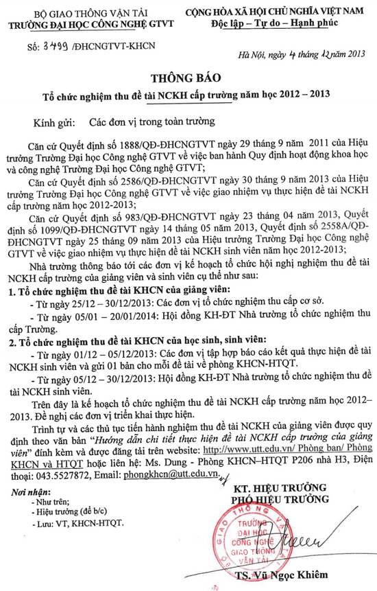 Nghiem thu de tai nckh cap truong 2012-2013