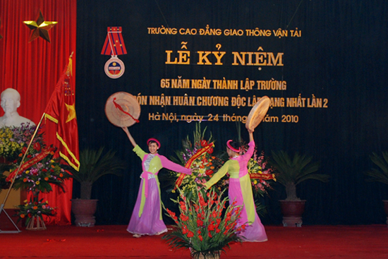 Lễ kỷ niệm 65 năm ngày thành lập trường và đón nhận Huân chương độc lập hạng Nhất lần thứ 2