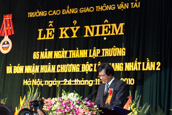 Lễ kỷ niệm 65 năm ngày thành lập trường và đón nhận Huân chương độc lập hạng Nhất lần thứ 2