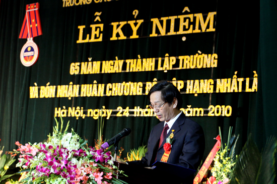 Lễ kỷ niệm 65 năm ngày thành lập trường và đón nhận Huân chương độc lập hạng Nhất lần thứ 2