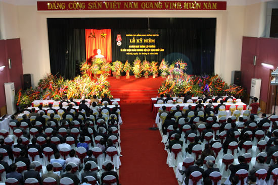 Lễ kỷ niệm 65 năm ngày thành lập trường và đón nhận Huân chương độc lập hạng Nhất lần thứ 2