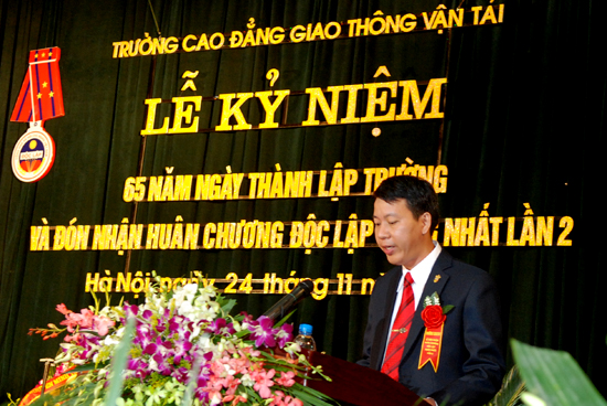 Lễ kỷ niệm 65 năm ngày thành lập trường và đón nhận Huân chương độc lập hạng Nhất lần thứ 2