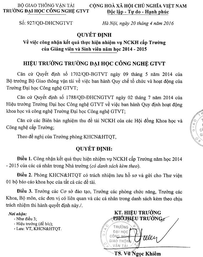 đề tài khoa học