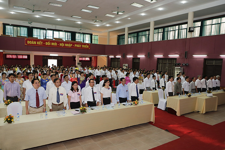 Đại hội đảng bộ trường đại học công nghệ gtvt lần thứ VI, nhiệm kỳ 2015 - 2020