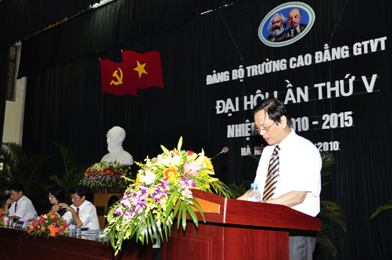 Đại hội Đảng bộ lần thứ V trường Cao đẳng GTVT