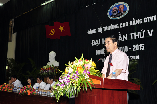 Đại hội Đảng bộ lần thứ V trường Cao đẳng GTVT