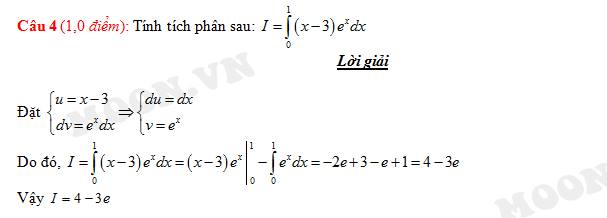 Đề thi và Đáp án môn Toán kỳ thi tốt nghiệp THPT Quốc gia năm 2015