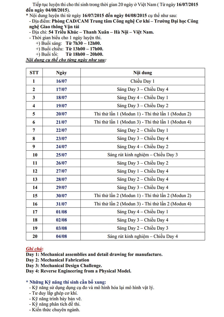 Đoàn công tác nghề Thiết kế kỹ thuật cơ khí - CAD trường Đại học Công nghệ GTVT làm việc tại Hàn Quốc