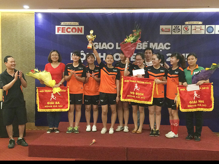 Đoàn thể thao UTT đạt thành tích cao tại hội thao FECON Open Cup 2015