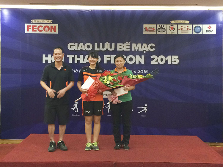 Đoàn thể thao UTT đạt thành tích cao tại hội thao FECON Open Cup 2015