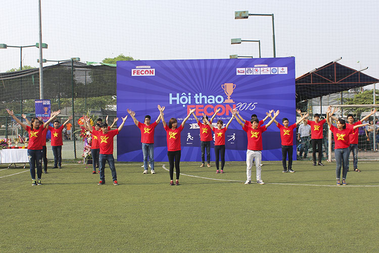 Đoàn thể thao UTT tham gia hội thao FECON OPEN CUP 2015