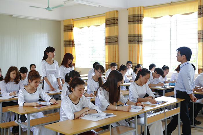 Giờ lên lớp của thầy và trò cơ sở đào tạo Vĩnh Phúc