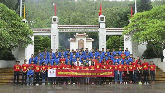 Tuổi trẻ UTT với hành trình tri ân các anh hùng liệt sỹ