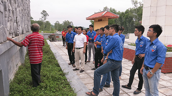 Tuổi trẻ UTT với hành trình tri ân các anh hùng liệt sỹ