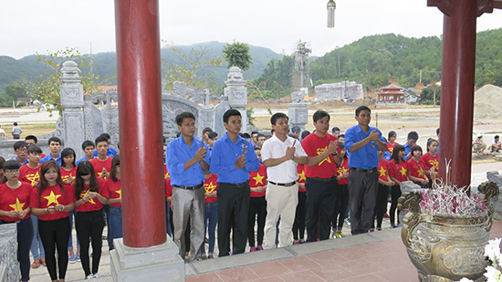 Tuổi trẻ UTT với hành trình tri ân các anh hùng liệt sỹ