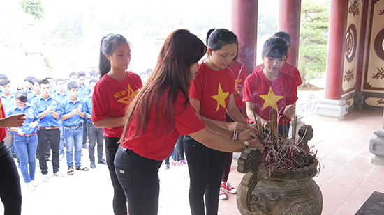 Tuổi trẻ UTT với hành trình tri ân các anh hùng liệt sỹ