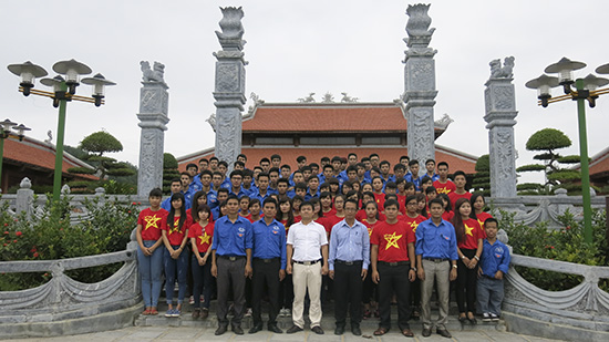 Tuổi trẻ UTT với hành trình tri ân các anh hùng liệt sỹ