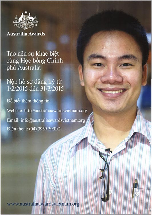 Chương trình Học bổng toàn phần của chính phủ Australia năm 2015