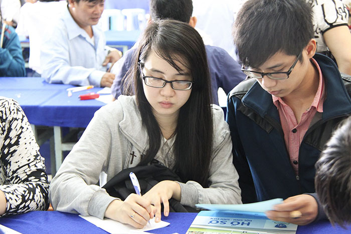 Hướng dẫn đăng ký hồ sơ xét tuyển Đại học, Cao đẳng 2015