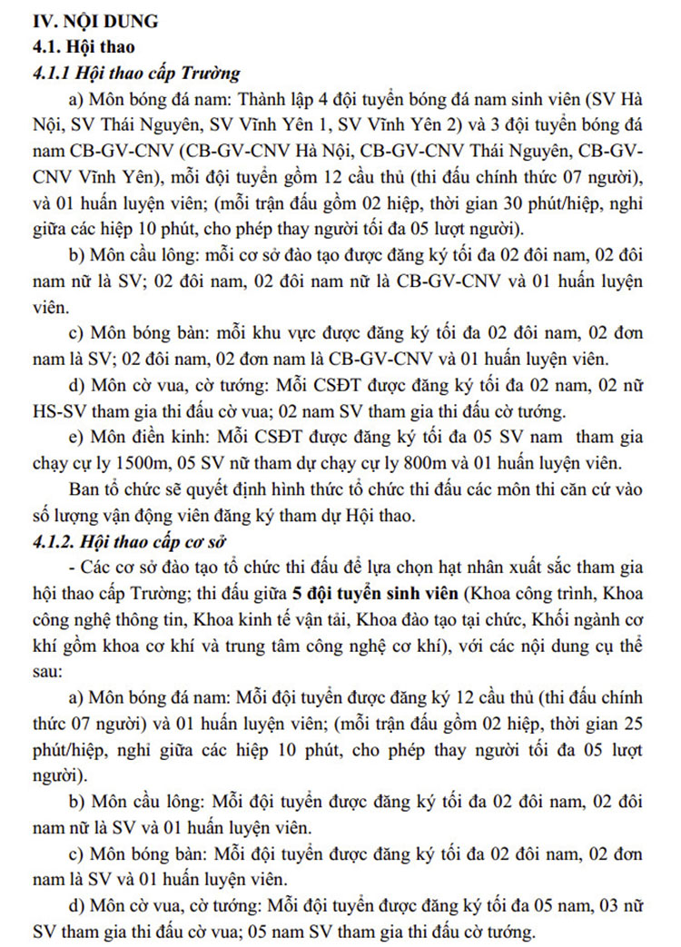 Kế hoạch tổ chức các hoạt động VH-VN-TDTT chào mừng 84 năm Ngày thành lập Đoàn TNCS Hồ Chí Minh