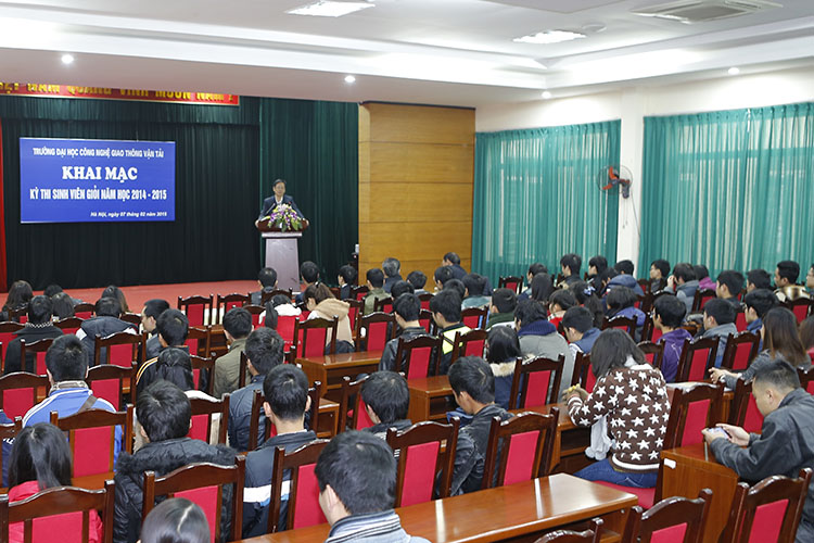 Khai mạc Hội thi sinh viên giỏi môn học năm học 2014-2015