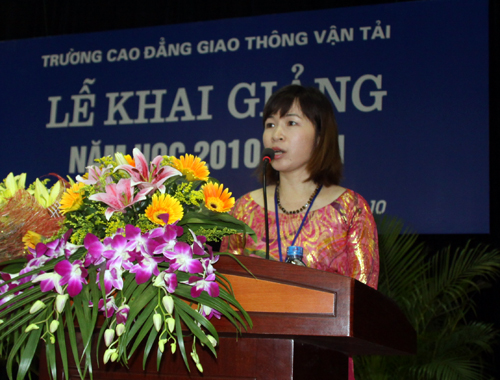 Lễ khai giảng năm học 2010-2011 trường Cao đẳng GTVT