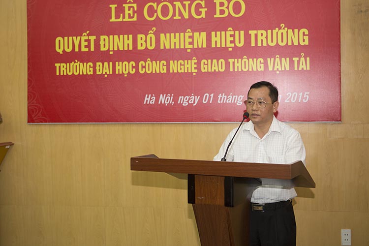 Lễ công bố Quyết định bổ nhiệm Hiệu trưởng nhiệm kỳ 2015-2020