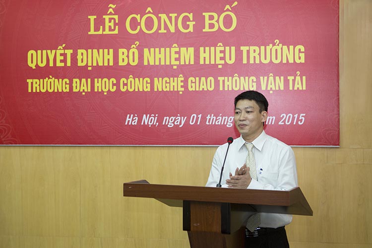 Lễ công bố Quyết định bổ nhiệm Hiệu trưởng nhiệm kỳ 2015-2020