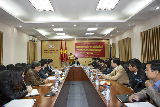 Hội nghị nghiệm thu đề tài NCKH cấp Bộ “Nghiên cứu thiết kế chế tạo thiết bị thí nghiệm đa năng CBR – Marshall...