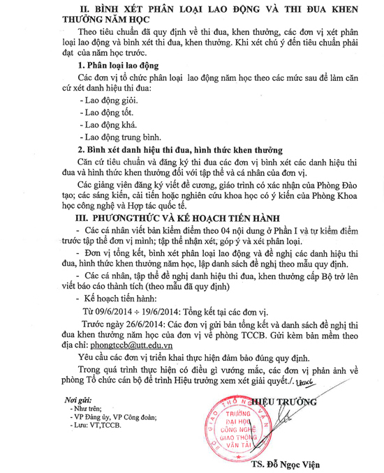 Hướng dẫn tổng kết năm học 2013 - 2014