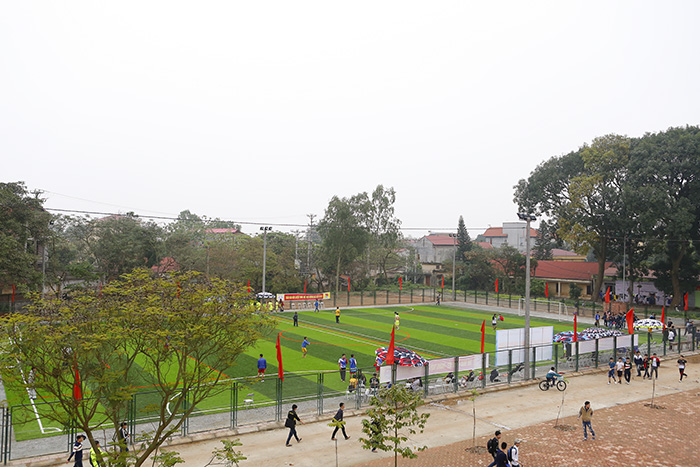 Sân bóng cỏ nhân tạo cơ sở Vĩnh Phúc