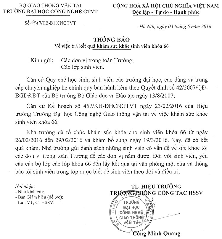 giấy khám sức khoẻ