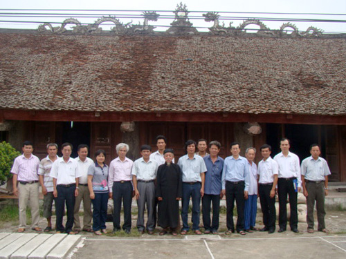 Đoàn đại biểu trường Cao đẳng GTVT về thăm Thôn Viên Đình- Ứng Hòa- Hà Đông cũ