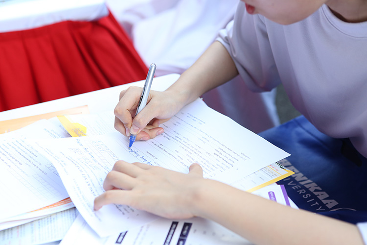 Thí sinh thay đổi nguyện vọng vào Trường Đại học Công nghệ GTVT