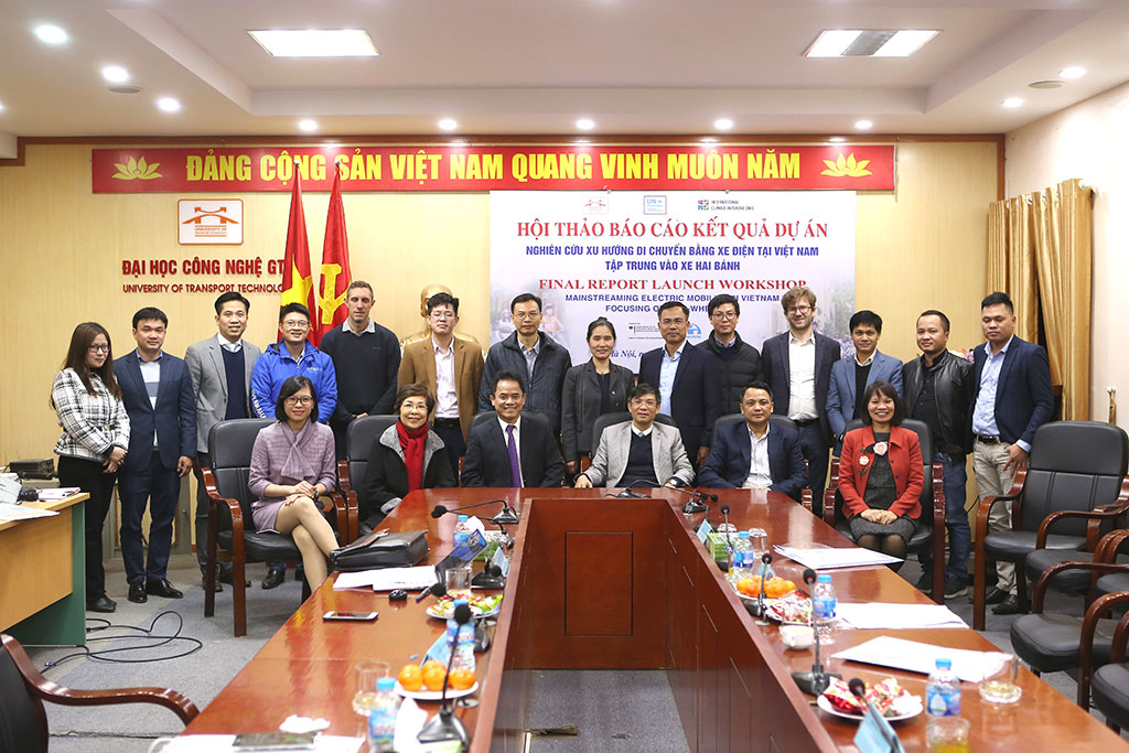 Final Report Launch Workshop for “Mainstreaming electric mobility in Vietnam, focusing on two-wheelers”
