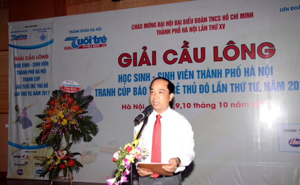Thông báo Tham gia Giải cầu lông học sinh, sinh viên TP Hà Nội Tranh cúp Báo tuổi trẻ thủ đô...