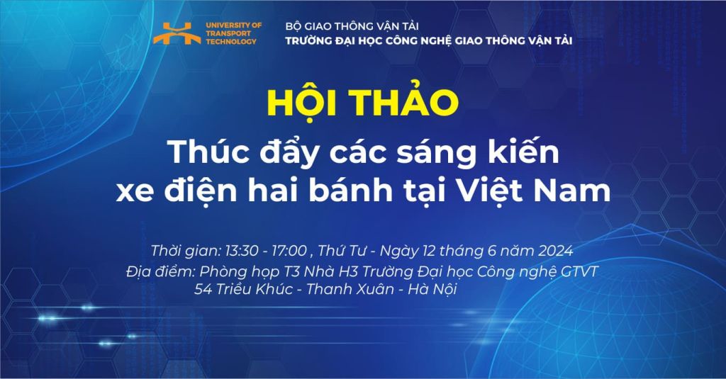 Hội thảo: Thúc đẩy các sáng kiến xe điện hai bánh tại Việt Nam