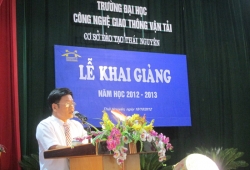 Cơ sở đào tạo Thái Nguyên, Trường Đại học Công nghệ GTVT khai giảng năm học 2012-2013