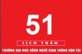 Lịch công tác tuần 51 năm 2018 (từ 17/12/2018 đến 23/12/2018)