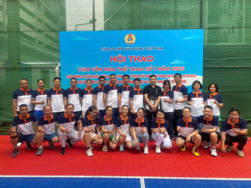 Trường ĐH Công nghệ GTVT tham gia Hội thao ngành Xây dựng chào mừng 80 năm Quốc khánh 2/9