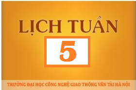 Lịch công tác tuần 05 năm 2017 (từ 30/01/2017 đến 05/02/2017)