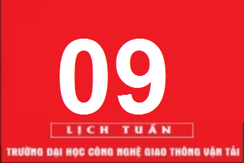 Lịch công tác tuần 09 năm 2021 (từ 22/02/2021 đến 28/02/2021)