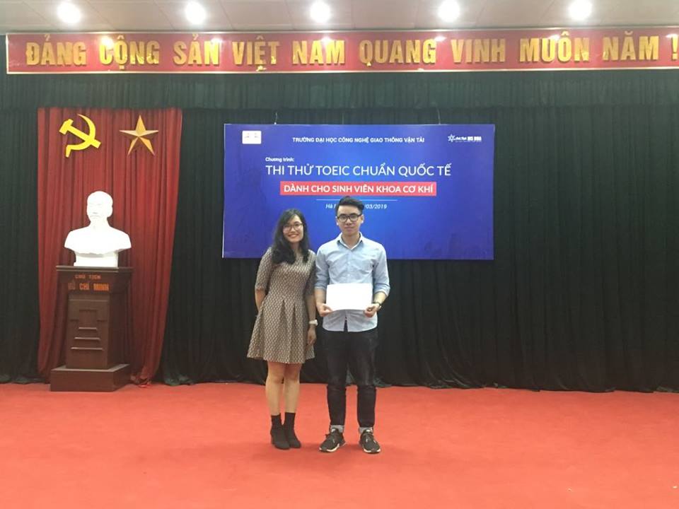 Chương trình thi thử TOEIC theo chuẩn quốc tế dành cho sinh viên Khoa Cơ khí