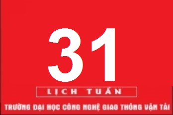 Lịch công tác tuần 31 năm 2020 (từ 27/7/2020 đến 02/8/2020)