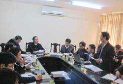 Thứ trưởng Lê Đình Thọ làm việc với trường ĐH Công nghệ GTVT về đề án chiến lược phát triển nhà trường đến năm 2020, tầm nhìn đến năm 2030