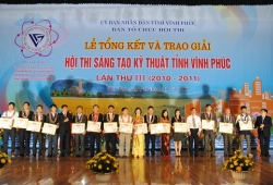 Trường Đại học Công nghệ GTVT nhất toàn đoàn Hội thi sáng tạo kỹ thuật tỉnh Vĩnh Phúc lần thứ III