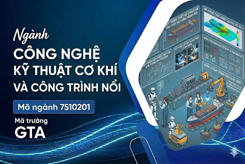 Chương trình đào tạo chuyên ngành Công nghệ kỹ thuật Cơ khí Tàu thủy và công trình nổi