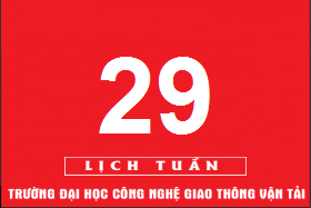 Lịch công tác tuần 29 năm 2018 (từ 16/7/2018 đến 22/7/2018)