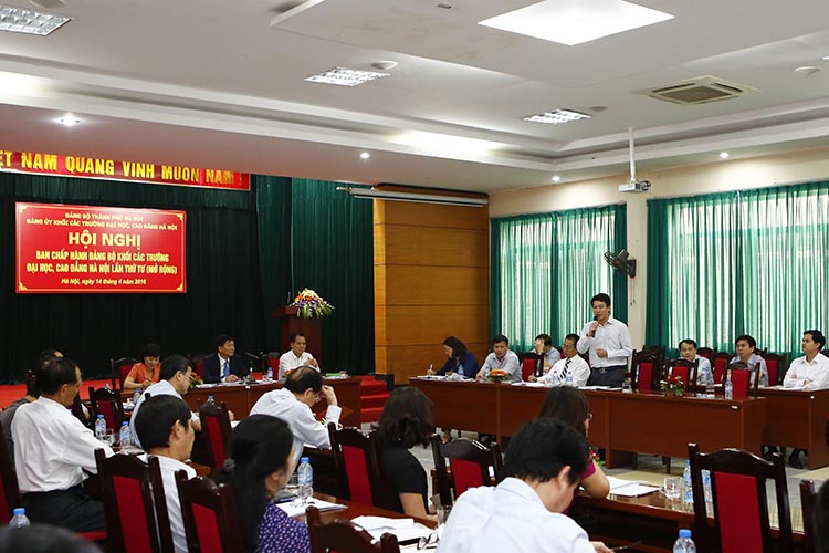 Hội nghị Ban chấp hành Đảng bộ khối các trường đại học, cao đẳng Hà Nội lần thứ tư (mở rộng)