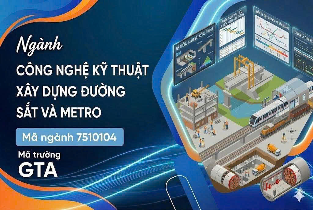 Chương trình đào tạo chuyên ngành Công nghệ kỹ thuật Xây dựng Đường sắt và Metro